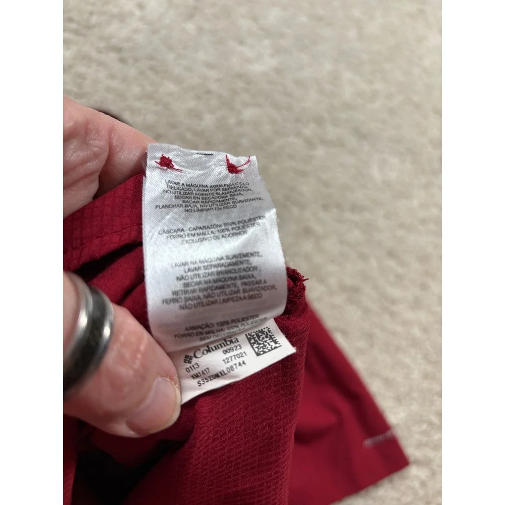 Columbia‎ PFG Fishing Shirt Mens XL Red Oklahoma Sooners NCAA Short Sleeve